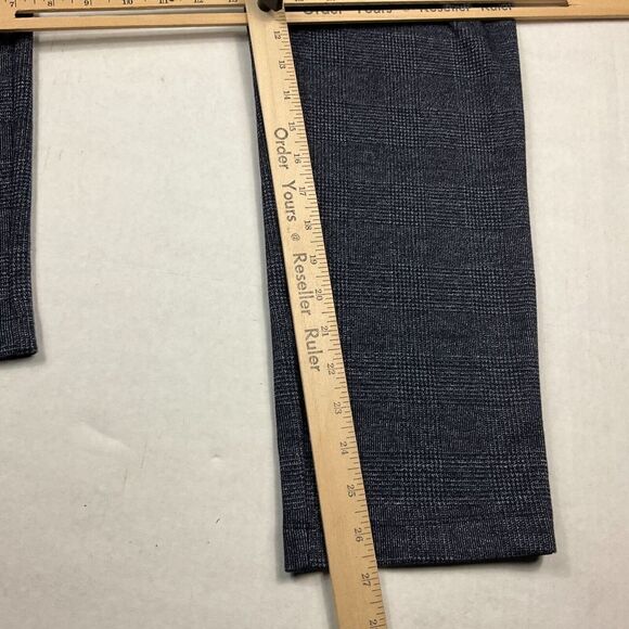 LOFT Ankle Drawstring Pants Blue Mid Rise Pull On Dress Knit Trousers Size SMALL - Picture 5 of 12